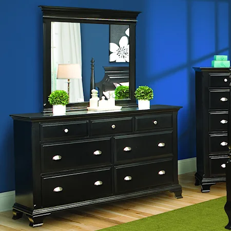 Dresser & Mirror Set